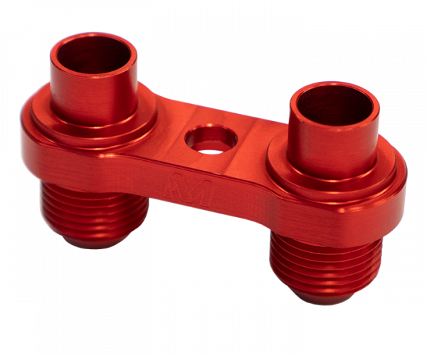 Mosselman Oil Line Adapter Kit AN8, Red