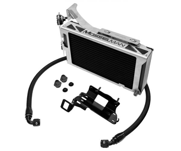 Mosselman Twin Oil Cooler Extension Kit, BMW 1-Series E8x